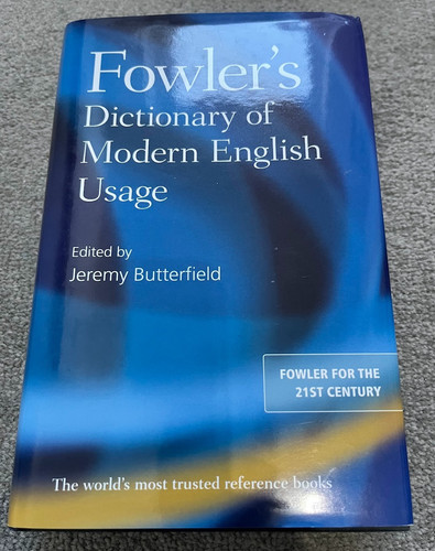Fowler dictionary modern - fowler's,