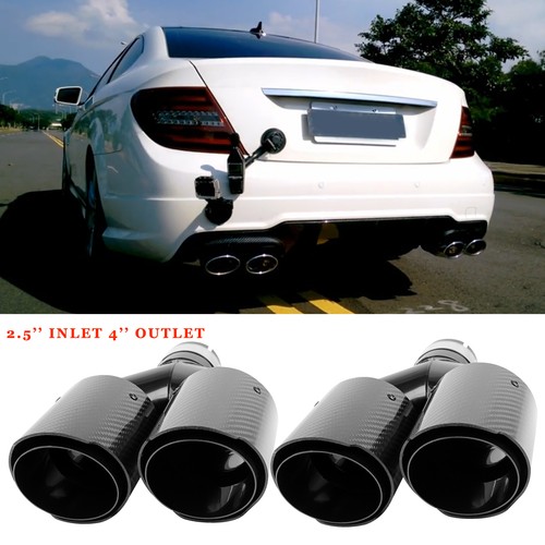 Carbon rear dual - rear, exhaust