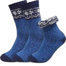 Mens Merino Wool Blend Hiking Socks Long Thick 2.4 TOG Thermal Winter LOT  Size