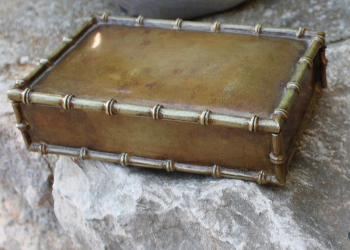 Rare bronze box - bronze, decorated