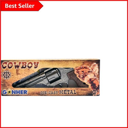 Silver metal cowboy - gun, 8