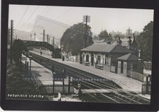 Dronfield Railway Station, Derbyshire, RP Modern Reproduction Postcard :57
