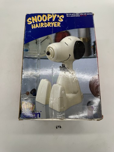1990 salton snoopy hairdryer - salton,