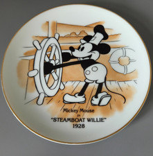 Disneyland / Disney World Mickey Mouse Steamboat Willie 1928 Souvenir Plate