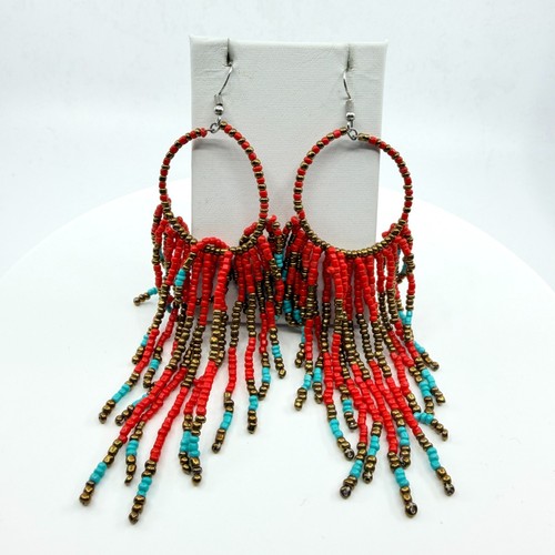 Vtg beaded fringe - vtg,