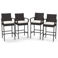 Set of 4 PE Rattan Wicker