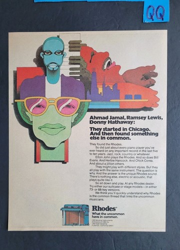 Rhodes keyboards promo print - rhodes,