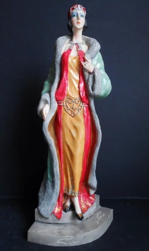 Lovely art deco lady - art, ~