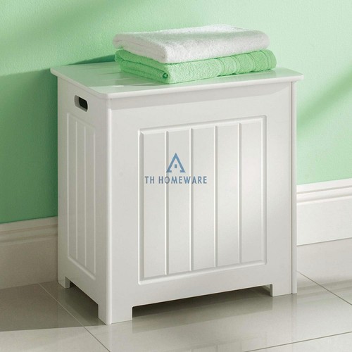 Wooden laundry basket - wooden, with