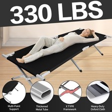Folding Camping Cot With Carry