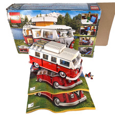 Lego 10220 Creator Expert Volkswagen T1 Camper Van 100% Complete Box Instruction
