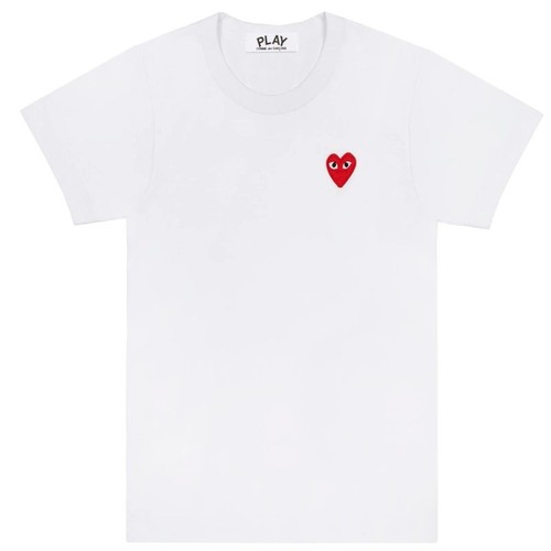Comme des garçons play white - des,