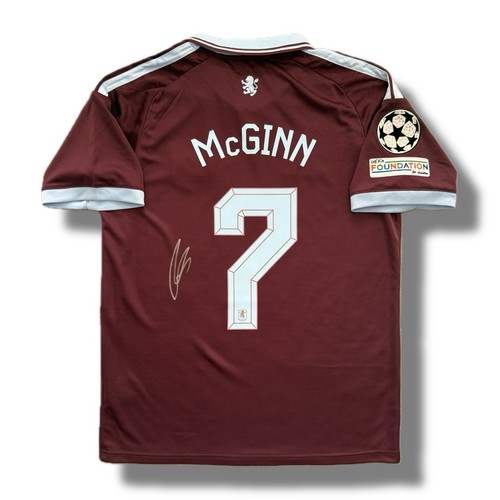 Signed mcginn aston villa - signed,