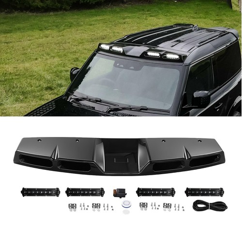 Gloss black led drl roof - led,