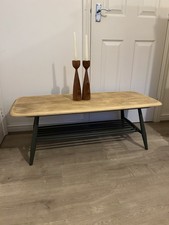 Vintage 1960’s Ercol Elm Wood Coffee Table H 37cm W 104cm D 47cm