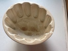 Antique Jelly Or Blancmange Mould In A Heavy Stoneware