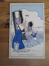 Comic Postcard Approaching