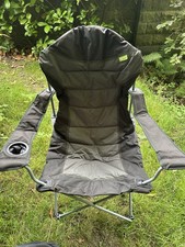 Kampa XL High Back Camping Chair Charcoal And Green X 2 Pair