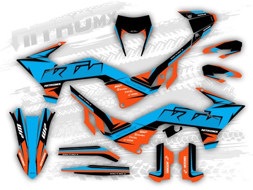 Graphics kit fits ktm 125 - kit,
