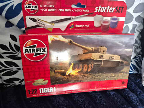 Airfix tiger i starter - 1:72,