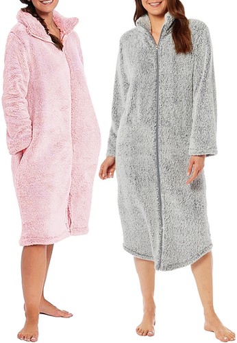 Women fleece zip through - zip,