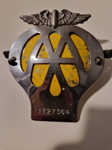 Vintage car badge - aa,