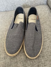 Clark’s Men’s Denim Blue Slip On Espadrille UK 12