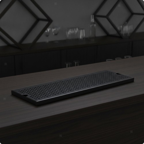 Bar drip tray black - bar,