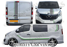 Renault Trafic racing stripes