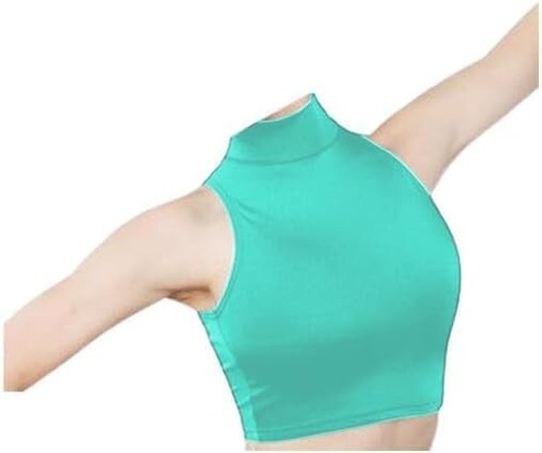 Girls nylon polo - polo, neck