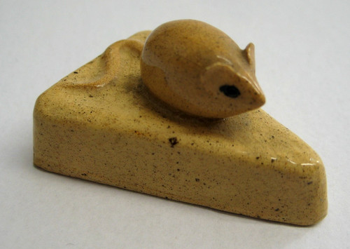 Minature studio pottery mouse - minature,