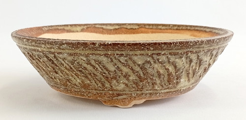 Shigaraki ware bonsai pot 15cm - shigaraki,