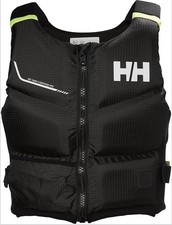 Helly Hansen Unisex Rider Stealth Zip Ebony Black Buoyancy Aid - Small 50/70