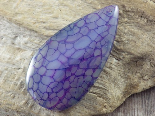 Blue dragons vein agate - blue,