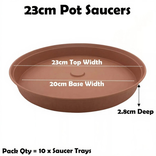 23cm plant pot saucer - saucer, drip
