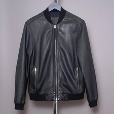 ALL SAINTS Leather Jacket Mens
