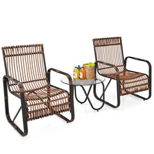 3 Pieces Patio Rattan