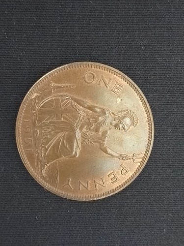 1951 king george penny - george, vi