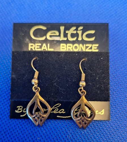 Celtic leaf earings women - celtic,