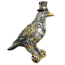 Steampunk Style Crow Ornament