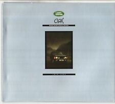 Range Rover CSK Limited Edition 1990 UK Market Sales Brochure