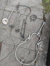  Antique Brass Gas Lamp Light Parts For Restoration