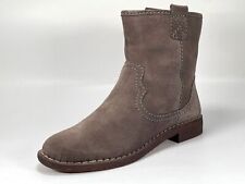 RRP £90 Brand New Clarks Cabaret Rock Women's Taupe Leather Boots Size 6D