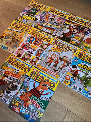 Beano comics x10 consecutive - comics,