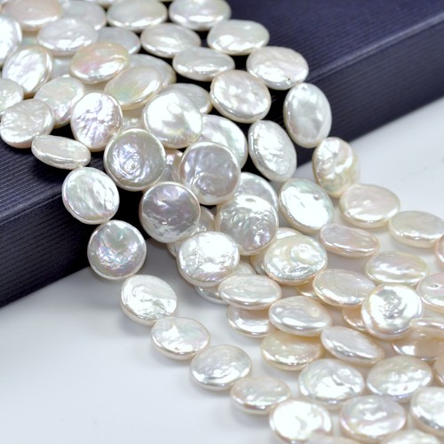 White coin flat disc - white,