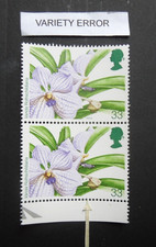 GB 1993 Orchid 33p SG1662 Listed Variety Error MISSING '1993'+COPYRIGHT LOGO UM