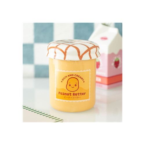 Peanut butter jar oil - jar,
