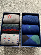 Hackett 'London' Mens 3 Pairs Socks in Presentation Gift Box - 7-11 RRP £45