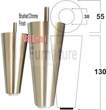 4x Metal Chrome Furniture