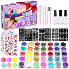 Glitter Tattoos for Kids Girls
